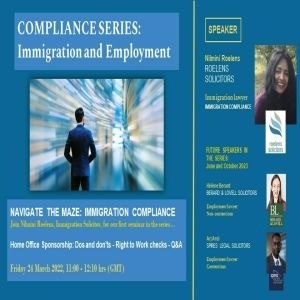 IMMIGRATION COMPLIANCE FOR EMPLOYERS AND SPONSORS
