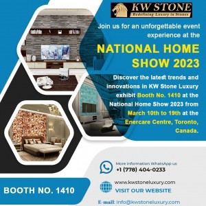National Home Show Enercare Centre Toronto – KW Stone Luxury