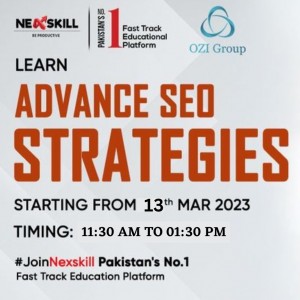 Learn an Advance SEO Strategies In lahore by Nexskill