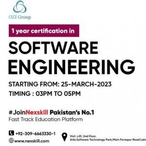 Software Engineering 1 Year Diploma  Complete Program in Lahore by Nexskill