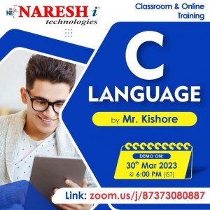 Free Demo On C Language by Mr.kishore - NareshIT