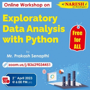 Free Online Workshop on Exploratory Data Analysis with Python - NareshIT