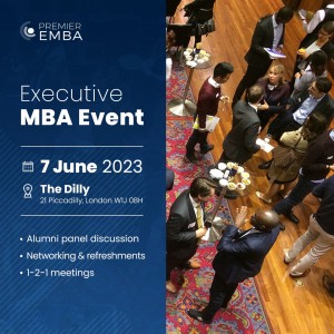Premier EMBA In-Person Event in London