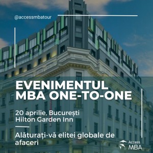 Join the global business elite at Access MBA in Bucharest on April 20th!