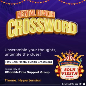 Mental Health Crossword on Hypertension | Solh Fiesta