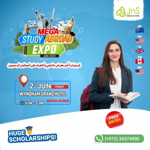 JnS Education presents Mega Study Abroad Expo!  (Bahrain)