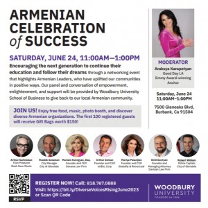 Diverse Voices Rising: Celebration of Armenian Success