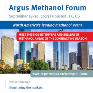 Argus Methanol Forum, 18-20 September, Houston, Texas, USA