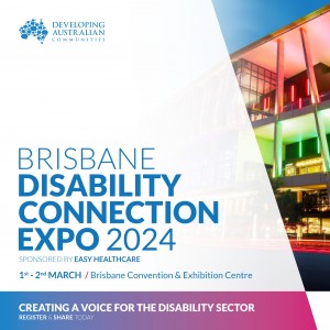 Brisbane Disability Connection Expo 2024 sponsored by Easy Healthcare