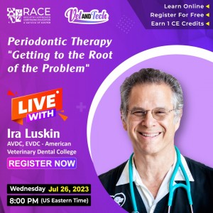 Join us on July 26th at 8:00 PM (US Eastern Time) for an engaging webinar on periodontic therapy.