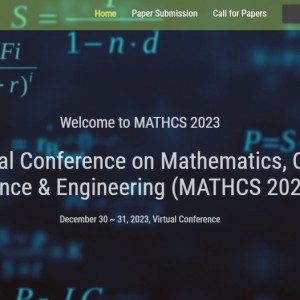 International Conference on Mathematics, Computer Science & Engineering (MATHCS 2023)