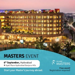 Excel abroad with a Master's degree at Access Masters In-person event Hyderabad
