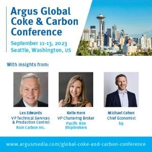 Argus Global Coke and Carbon Conference | September 11-13, 2023 | Seattle, Washington, US