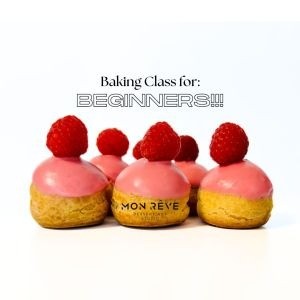 Raspberry Cream Puff Baking Class