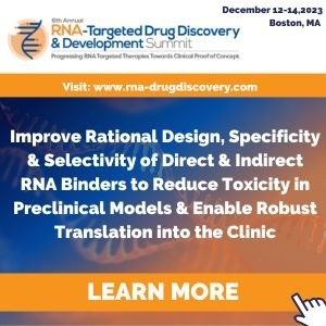 6th RNA-Targeted Drug Discovery and Development Summit