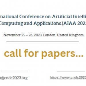 13th International Conference on Artificial Intelligence, Soft Computing and Applications (AIAA 2023)