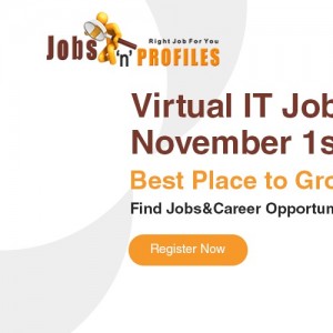 Virtual IT Job Fair by Jobsnprofiles.com on 1 November 2023