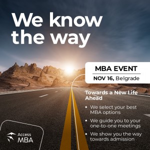 ACCESS MBA EVENT IN BELGRADE, 16 NOVEMBER