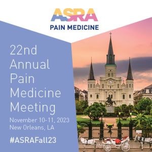 22nd Annual Pain Medicine Meeting