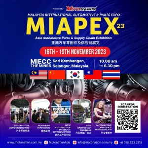 Malaysia International Automotive & Parts Exhibition 2023 (MIAPEX23) 