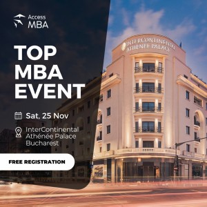 Join the global business elite at Access MBA in Bucharest on November 25th 