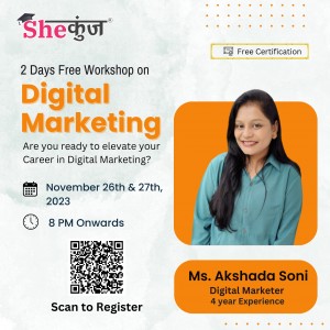 Boost Your Skills at Digital Marketing Workshop by SheKunj