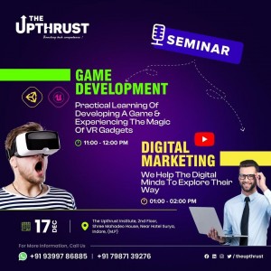 Game Development Seminar at The Upthrust Institute in Indore