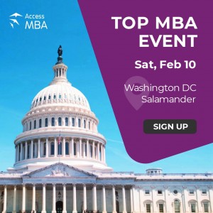 Access MBA in-person event on Saturday, February 10 in Washington, DC
