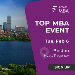 Access MBA in-person event on Tuesday, February 6 in Boston