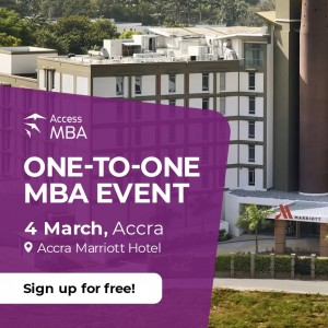 Meet your dream universities at the Access MBA Accra In-person Event
