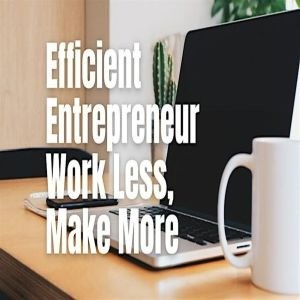 The Efficient Entrepreneur: Work Less, Make More
