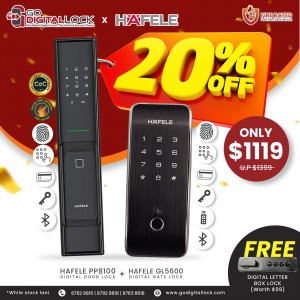 Exclusive Offer: Save 20% on Hafele Fire Rated Digital Door & Gate Lock Combo!