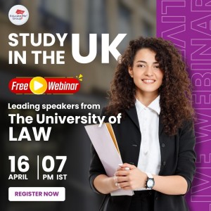 FREE Webinar | Study in the UK | Leading Speakers from The University Of Law