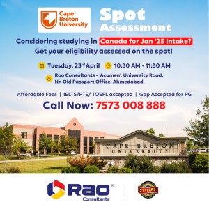 Cape Breton University Spot Assessment