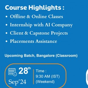 Data Scientist Offline Classes in Bangalore