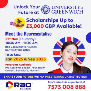University of Greenwich Spot Assessment - Rao Consultants