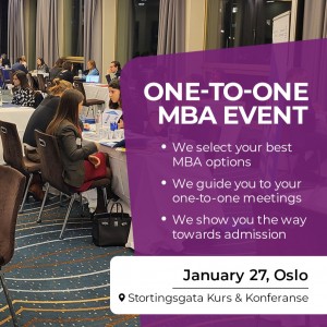 Free MBA Event in Oslo, 27 January 