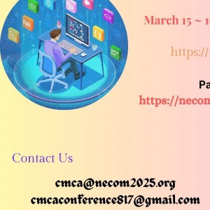 14th International Conference on Control, Modelling, Computing and Applications (CMCA 2025)