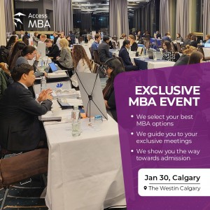 Access MBA in-person event January 30 in Calgary