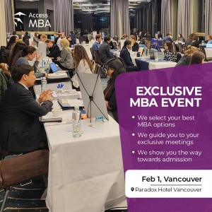 Access MBA In-Person Event on February 1st in Vancouver