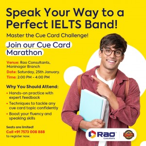 Cue Card IELTS Speaking Marathon - Rao Consultants