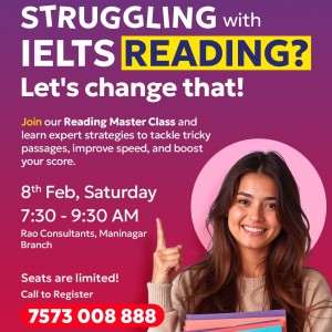 IELTS Reading Masterclass - Rao Consultants