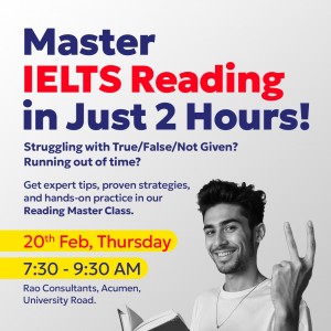 IELTS Reading Master Class - Rao Consultants