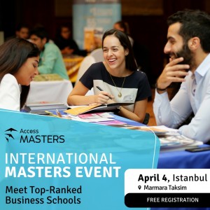 IT’S TIME TO FIND YOUR DREAM GRADUATE SCHOOL AT AN EXCLUSIVE MASTERS ISTANBUL EVENT