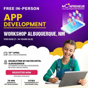 Free App Development Workshop in Albuquerque, NM by Moonpreneur