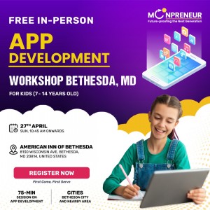 Free App Development Workshop in Bethesda, MD by Moonpreneur