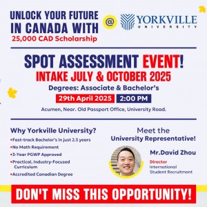 Yorkville University Spot Assessment