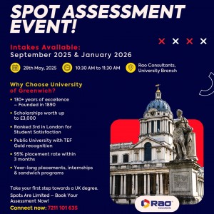 University of Greenwich Spot Assessment