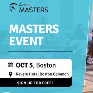 Access Masters Event – Boston, October 5