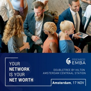Executive MBA event in Amsterdam with a Networking Cocktail